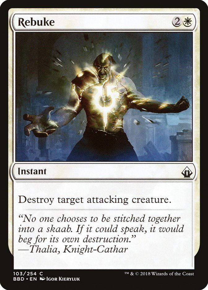 Rebuke (BBD) (103) / Foil