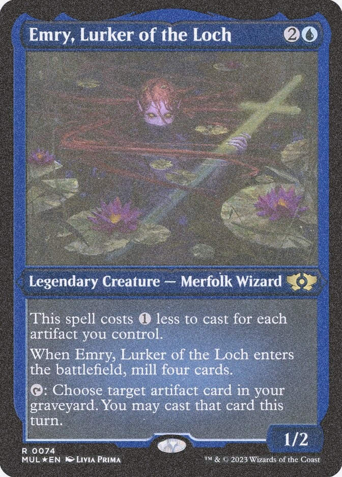 Emry, Lurker of the Loch (MUL) (74) / Foil Etched