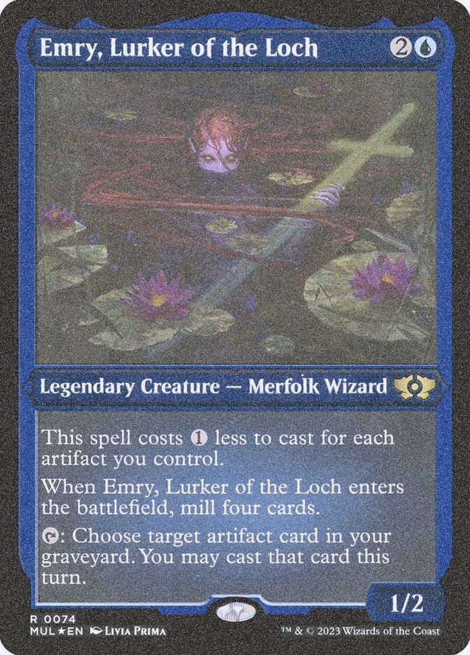 Emry, Lurker of the Loch (MUL) (74) / Foil Etched