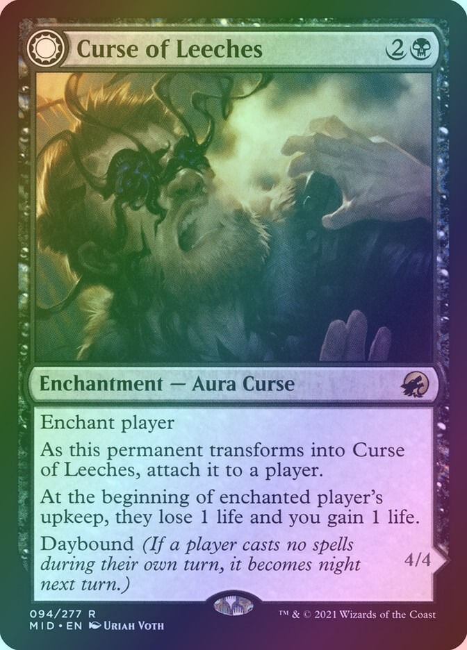 Curse of Leeches // Leeching Lurker (MID) (94) / Foil — cara 1 de 2