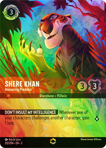 Shere Khan - Menacing Predator (Enchanted) (LOR_ROF)