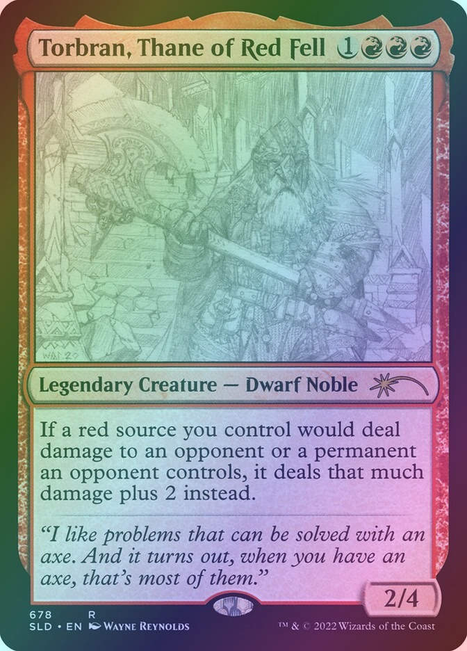 Torbran, Thane of Red Fell (SLD) (678) / Foil