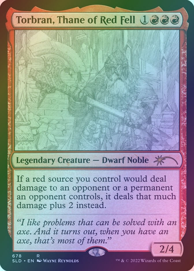 Torbran, Thane of Red Fell (SLD) (678) / Foil