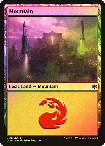 Mountain (WAR) (260) / Foil