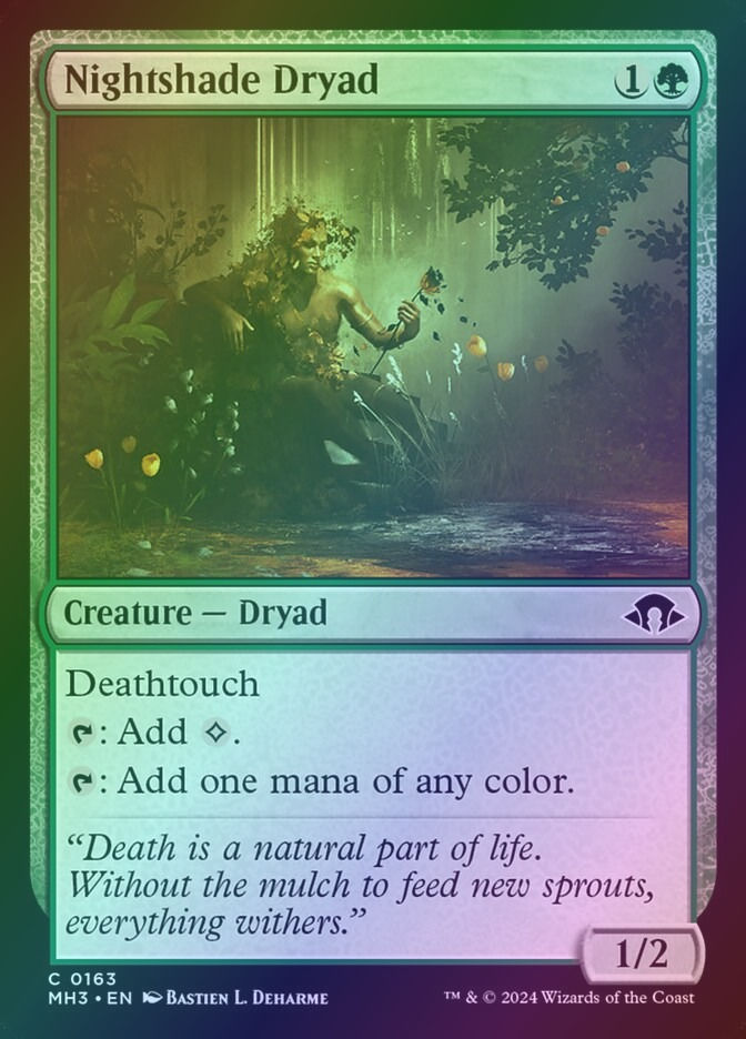 Nightshade Dryad (MH3) (163) / Foil