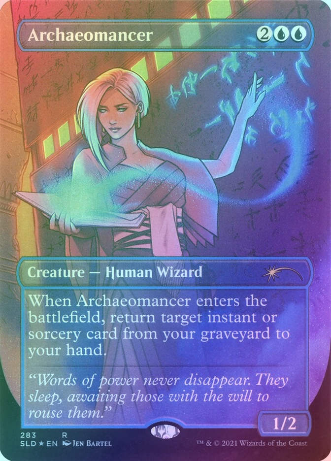 Archaeomancer (SLD) (283) / Borderless / Foil