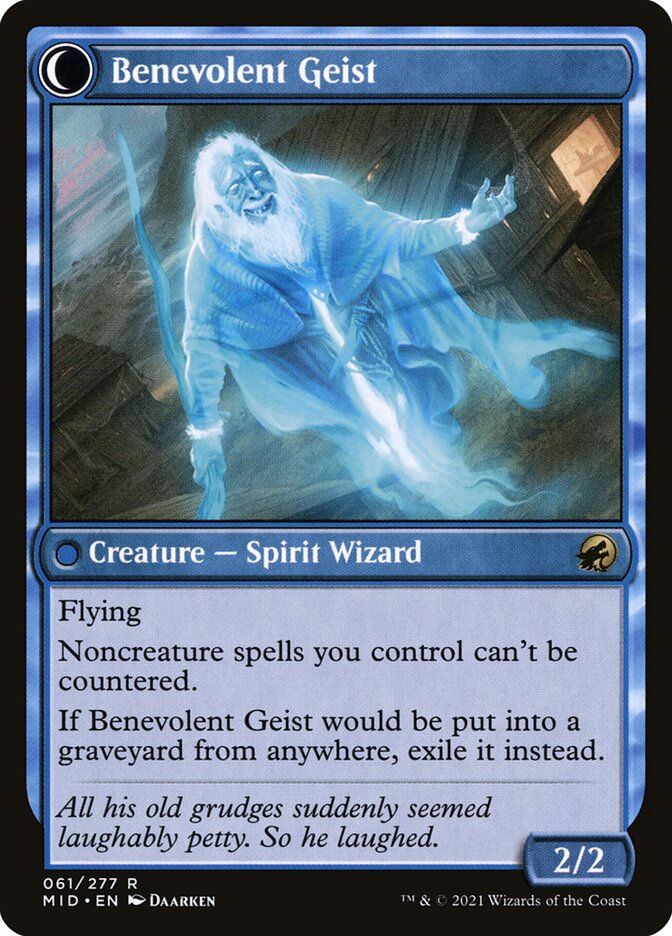 Malevolent Hermit // Benevolent Geist (MID) (61) — cara 2 de 2