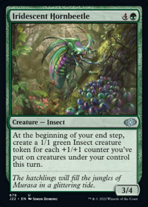 Iridescent Hornbeetle (J22))