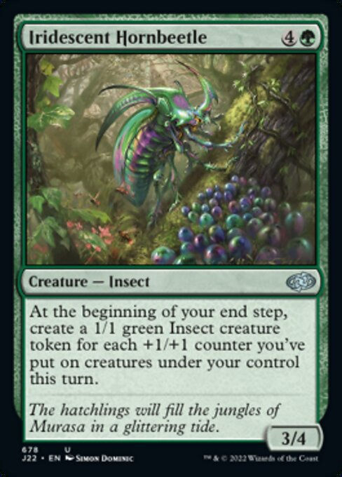 Iridescent Hornbeetle (J22))