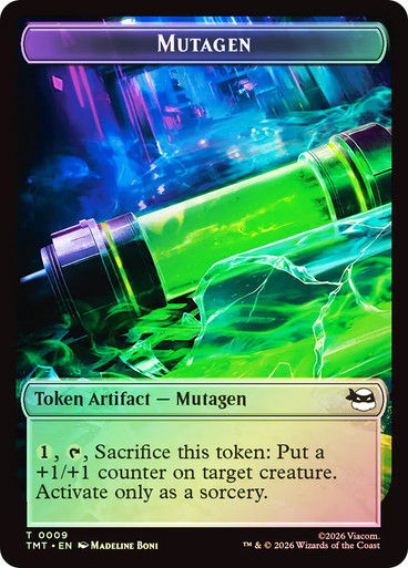 Mutagen // Ninja (TTMT) / Foil — cara 1 de 2