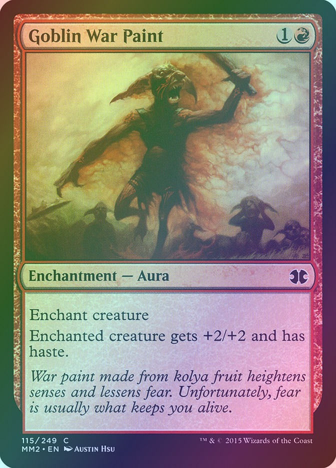 Goblin War Paint (MM2) (115) / Foil