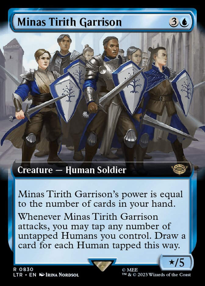Minas Tirith Garrison (LTR) (830) / Extended Art