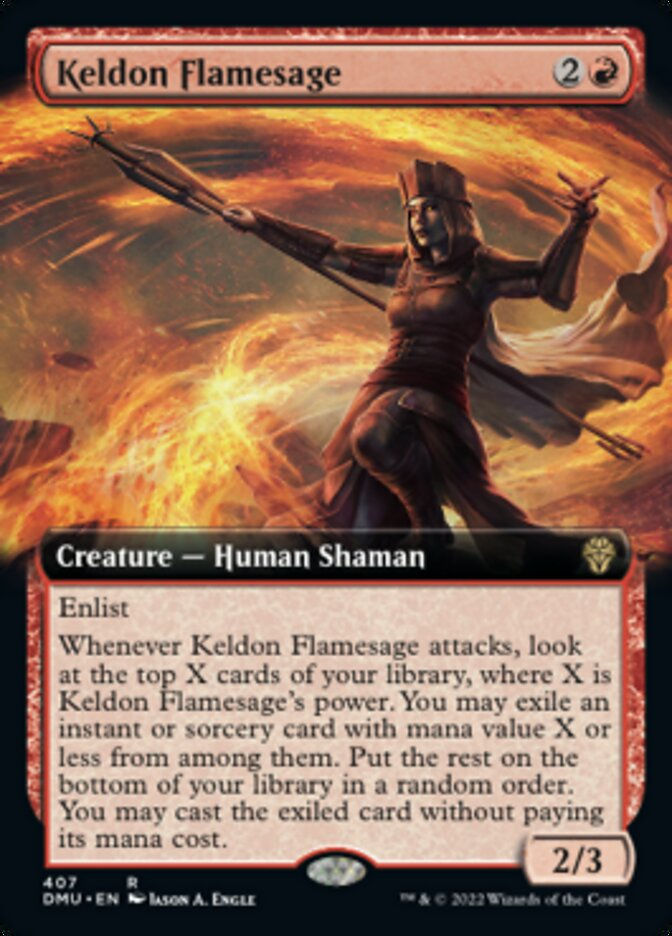 Keldon Flamesage (DMU) / Extended Art
