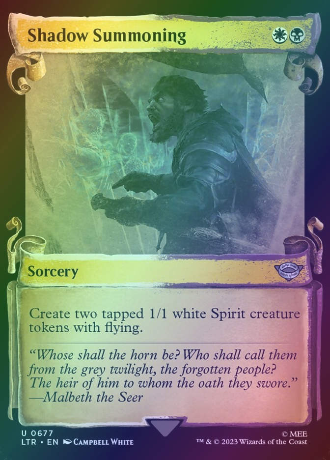 Shadow Summoning (LTR) (677) / Showcase / Foil