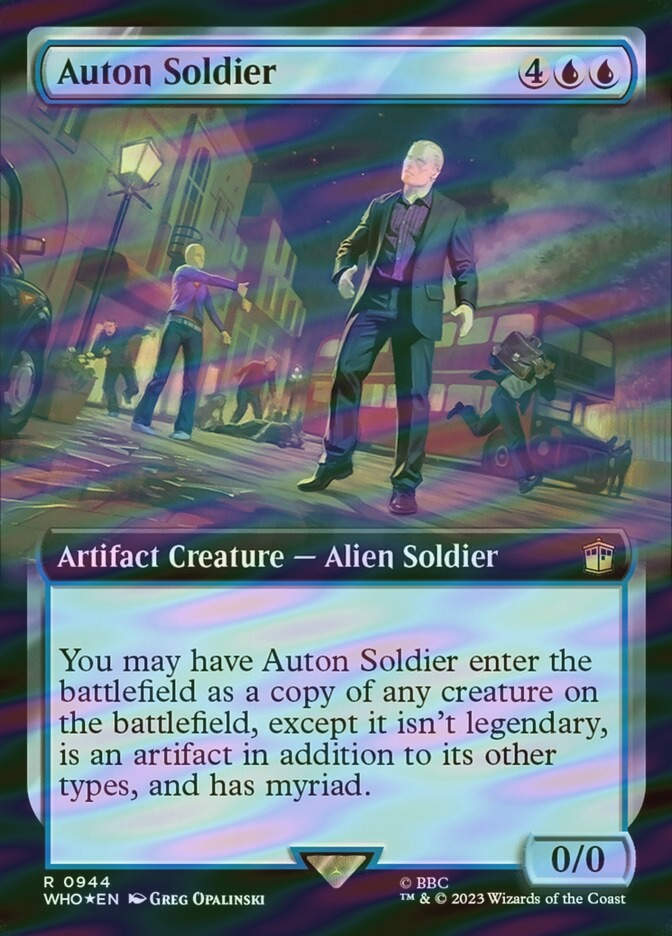 Auton Soldier (WHO) (944) / Extended Art / Surge Foil