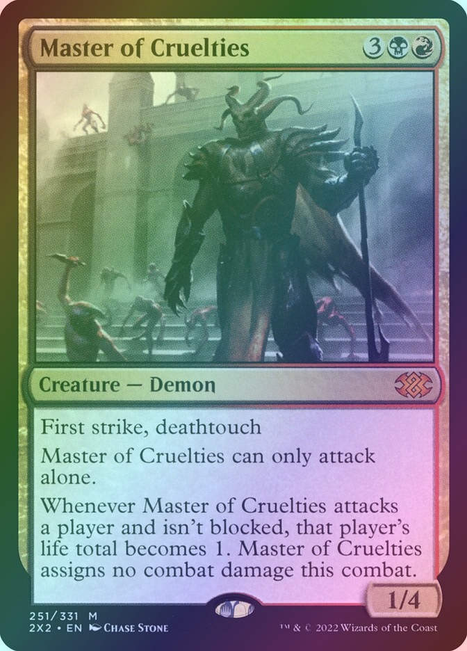 Master of Cruelties (2X2) (251) / Foil