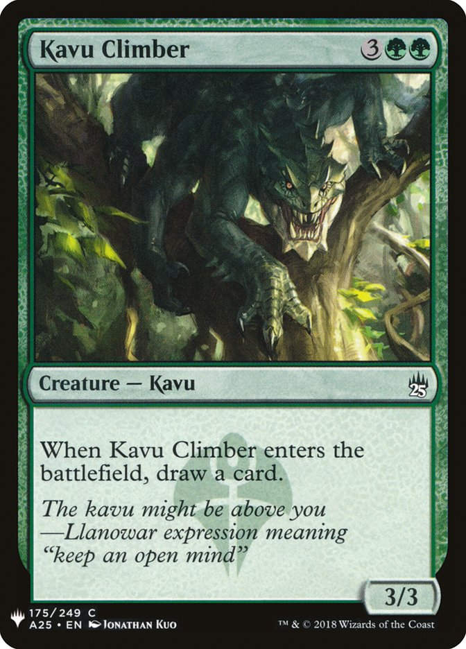 Kavu Climber (MYS)