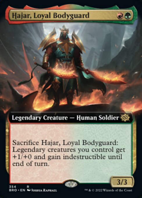 Hajar, Loyal Bodyguard (BRO) / Extended Art