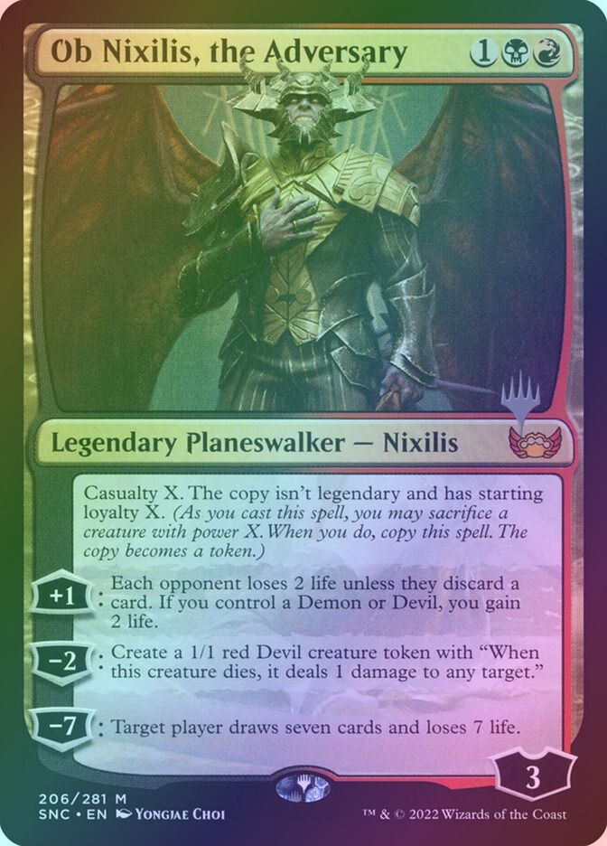 Ob Nixilis, the Adversary (PSNC) (206p) / Foil
