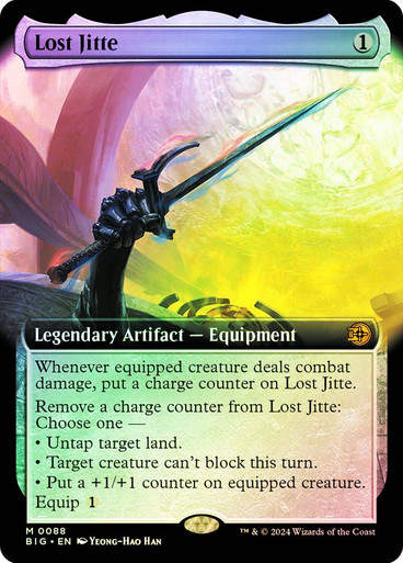 Lost Jitte (BIG) (88) / Extended Art / Foil