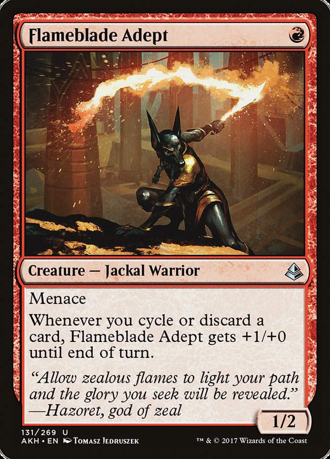 Flameblade Adept (AKH) (131)