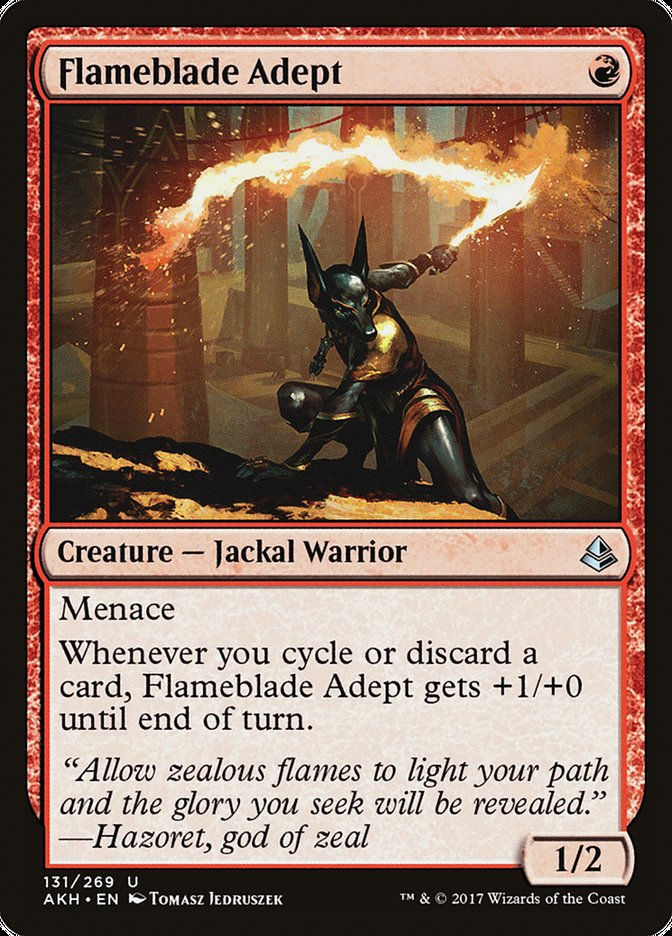 Flameblade Adept (AKH) (131)