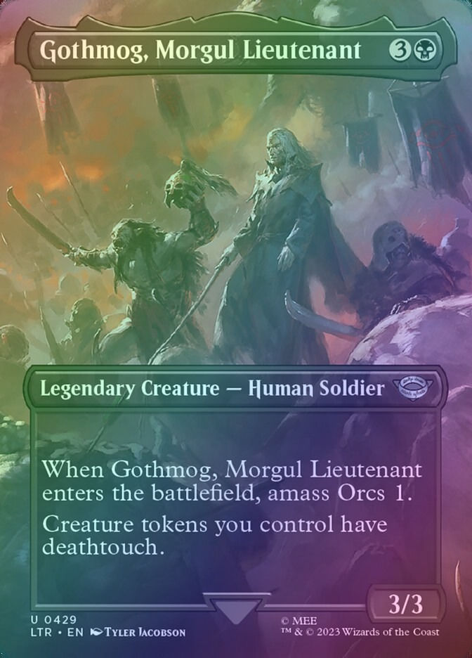 Gothmog, Morgul Lieutenant (LTR) (429) / Borderless / Foil