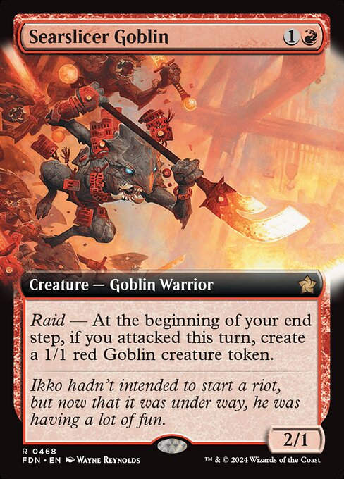 Searslicer Goblin (FDN) (468) / Extended Art