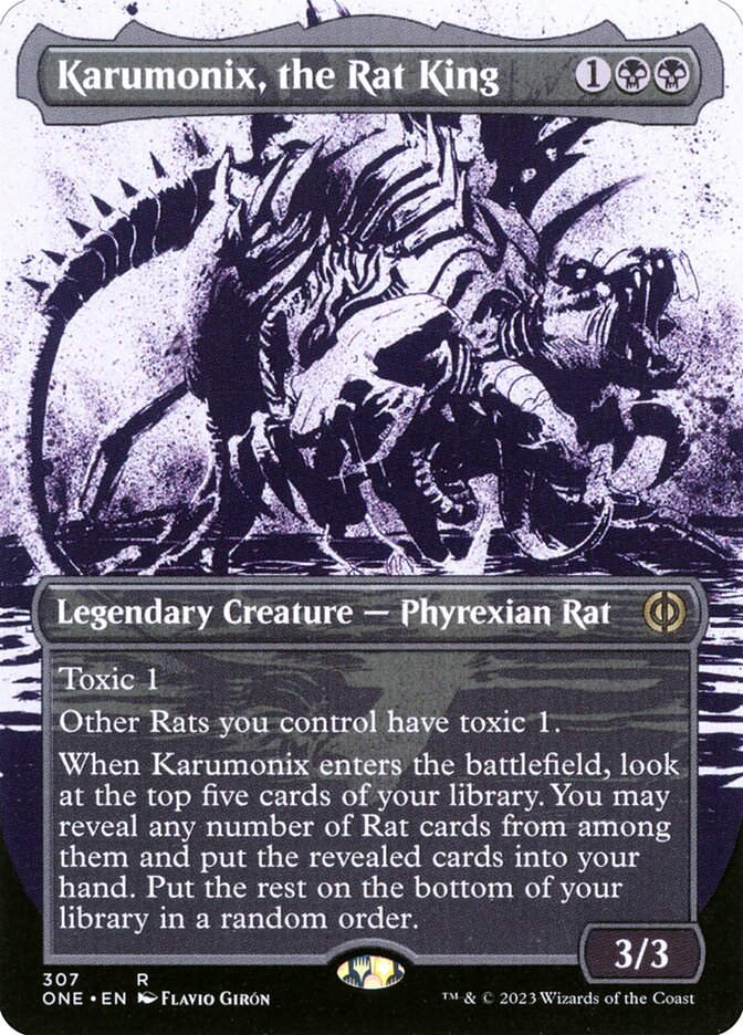Karumonix, the Rat King (ONE) (307) / Borderless / Showcase