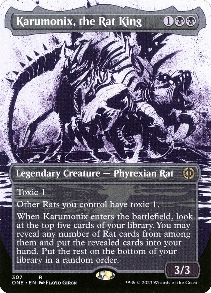Karumonix, the Rat King (ONE) (307) / Borderless / Showcase