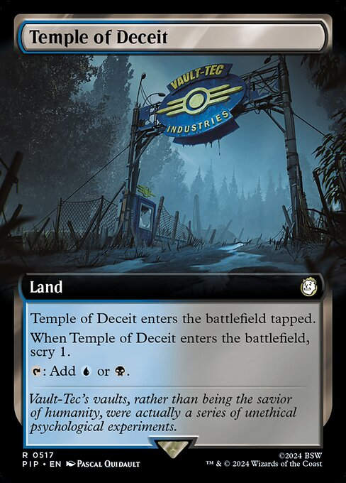 Temple of Deceit (pip) (517) / Extended Art