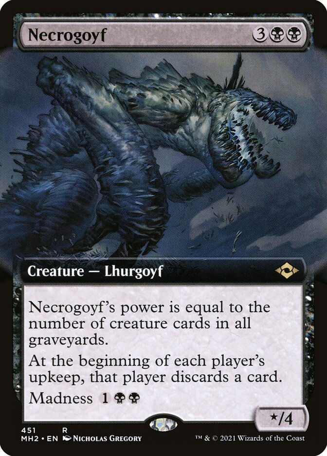 Necrogoyf (MH2) (451) / Extended Art
