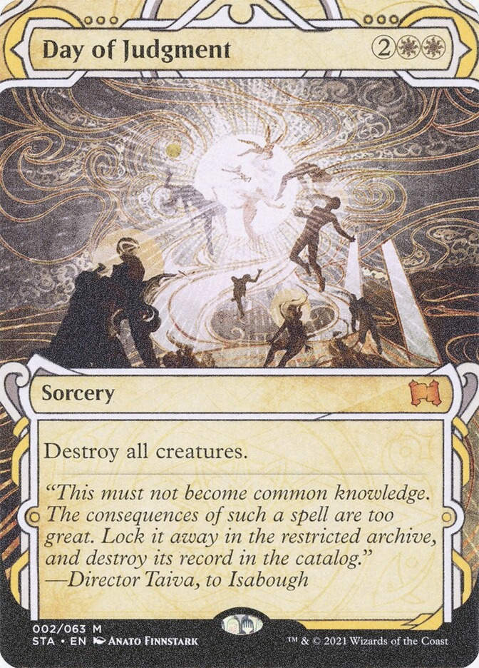 Day of Judgment (STA) (2) / Borderless / Showcase / Foil Etched