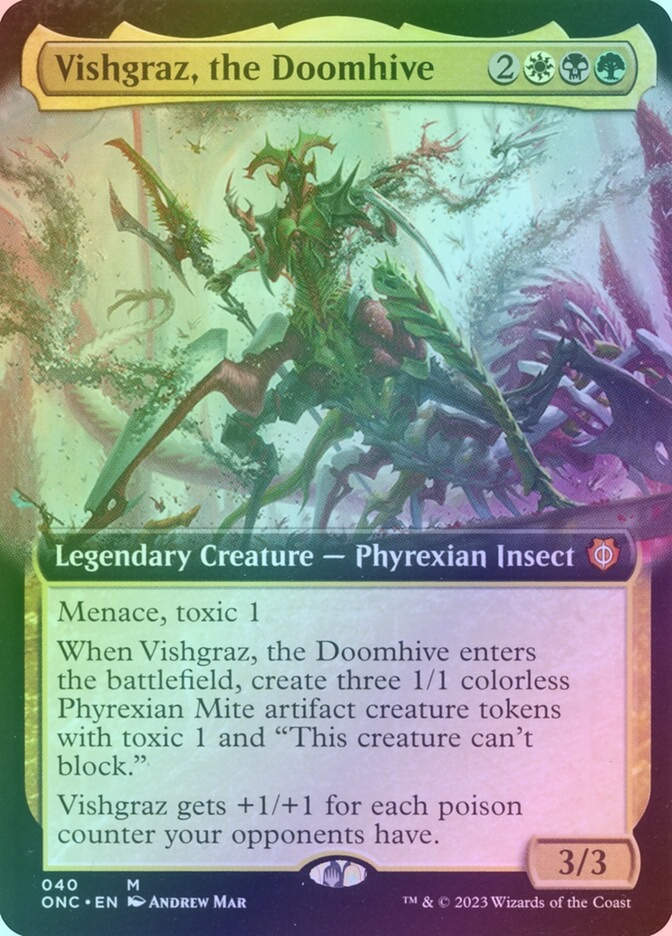 Vishgraz, the Doomhive (ONC) (40) / Extended Art / Foil