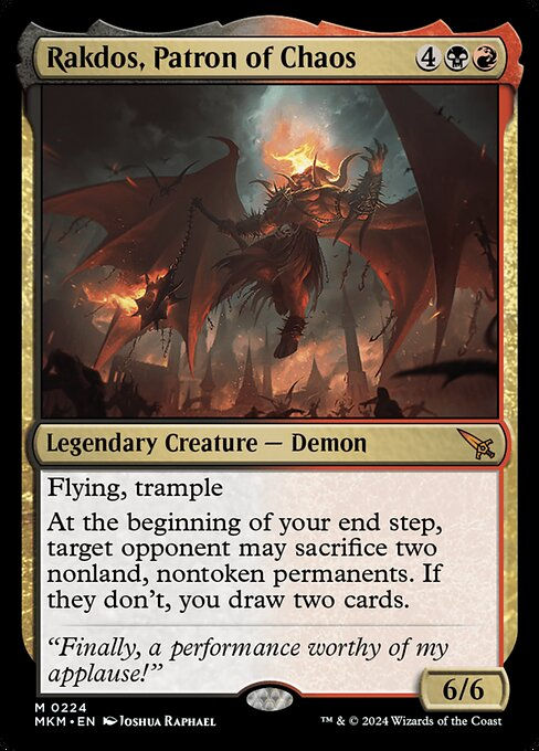 Rakdos, Patron of Chaos (mkm) (224)