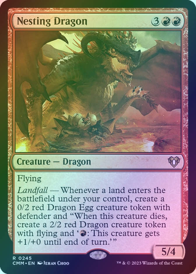 Nesting Dragon (CMM) (245) / Foil