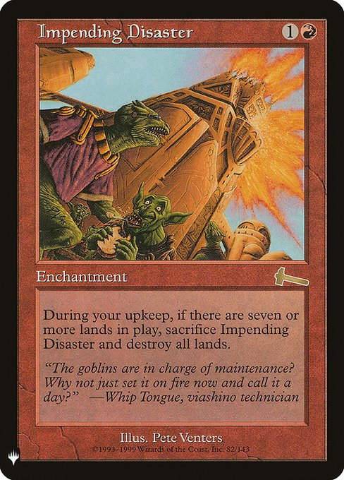 Impending Disaster (PLST) (ULG-82)