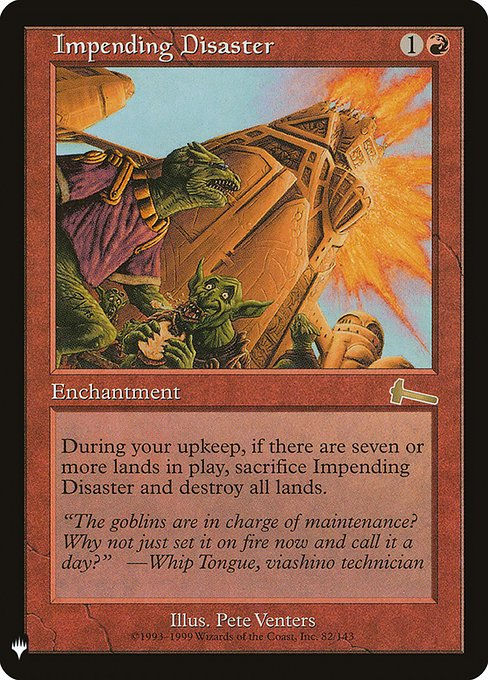 Impending Disaster (PLST) (ULG-82)