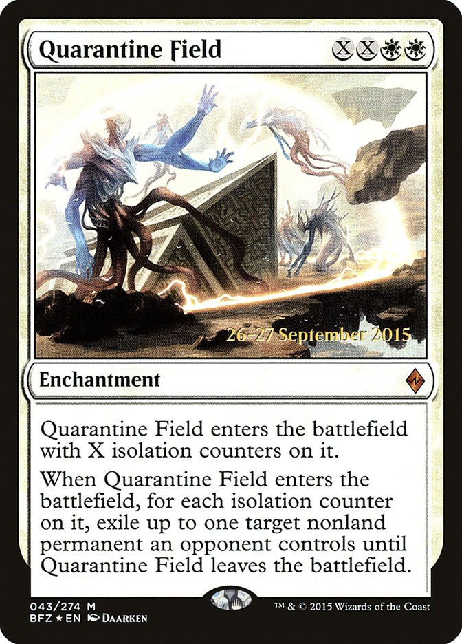 Quarantine Field (PBFZ) (43s) / Foil