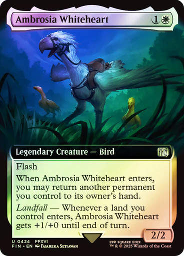Ambrosia Whiteheart (FIN) (424) / Extended Art / Foil