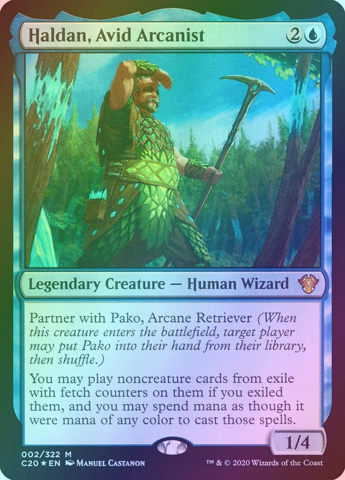 Haldan, Avid Arcanist (C20) (2) / Foil