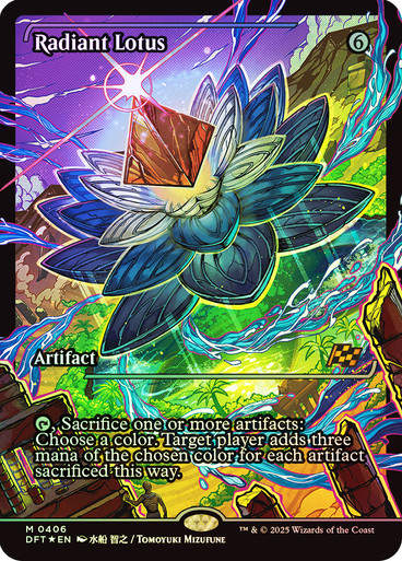 Radiant Lotus (DFT) (406) / Foil / Showcase