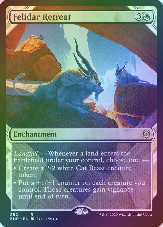 Felidar Retreat (ZNR) (292) / Showcase / Foil