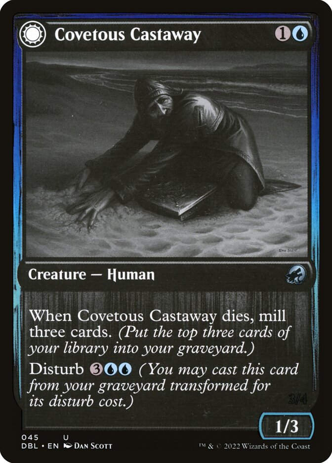 Covetous Castaway // Ghostly Castigator (DBL) (45)