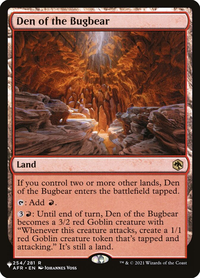 Den of the Bugbear (PLST) (AFR-254)