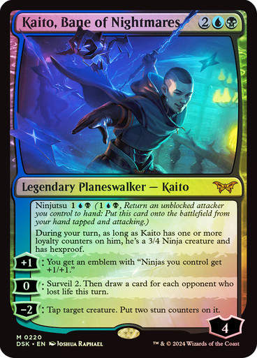 Kaito, Bane of Nightmares (DSK) (220) / Foil