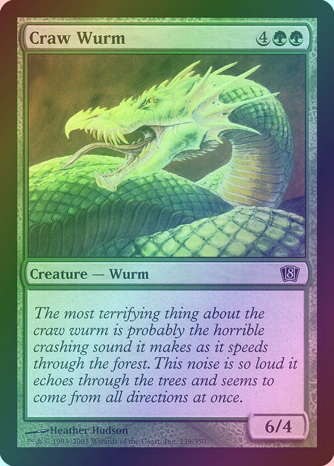 Craw Wurm (8ED) (239★) / Foil