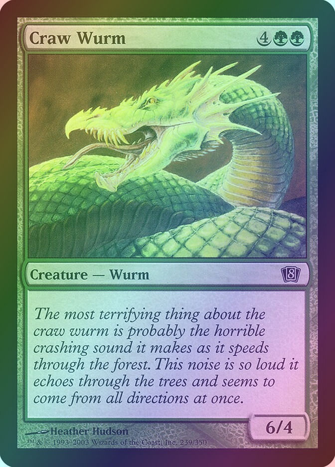 Craw Wurm (8ED) (239★) / Foil