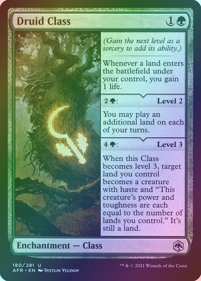 Druid Class (AFR) (180) / Foil