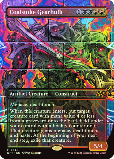 Coalstoke Gearhulk (DFT) (349) / Foil / Borderless